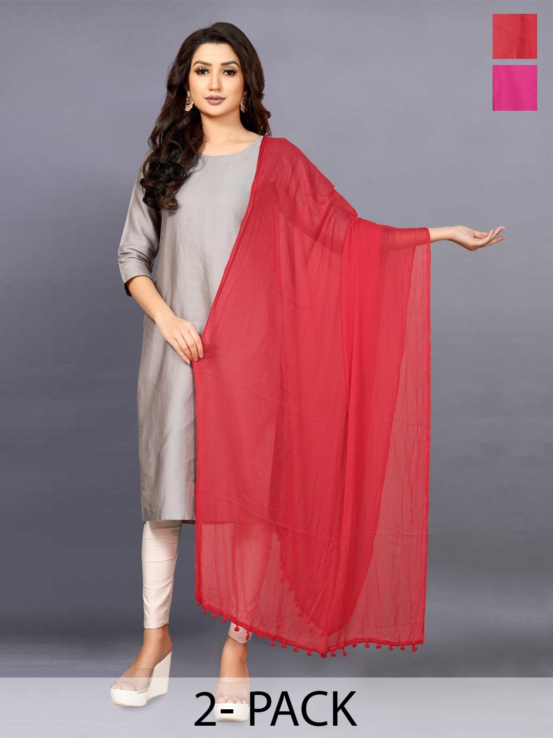 

BAESD Rose Gold Printed Dupatta