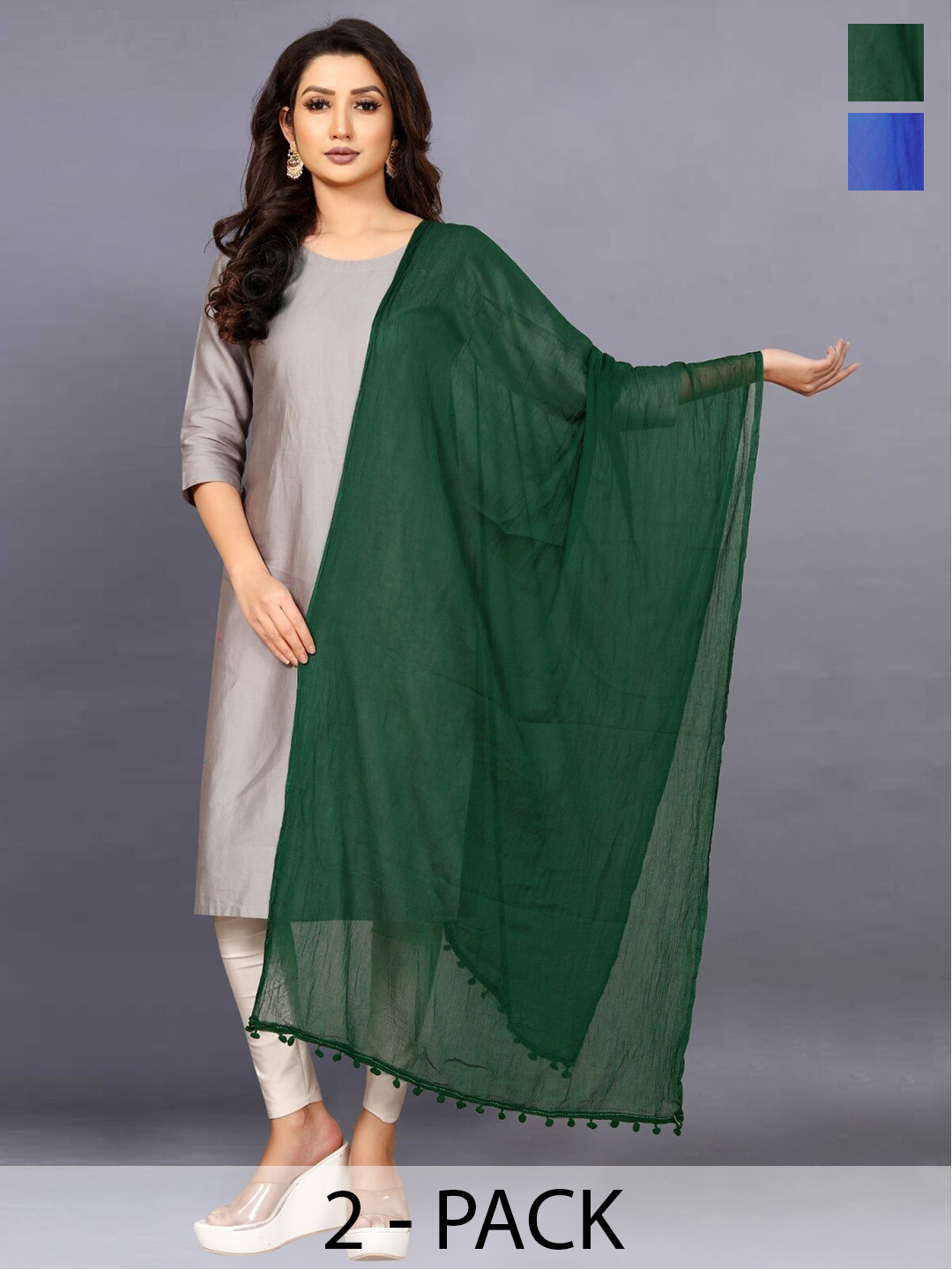 

BAESD Blue Printed Dupatta