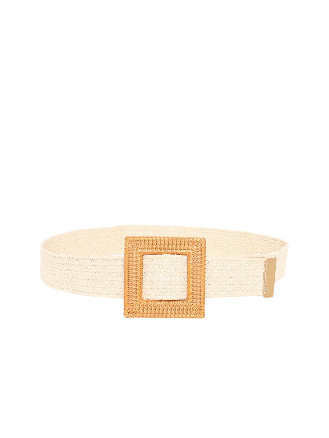 

Zacharias Girls Braided Stretchable Belt, Cream