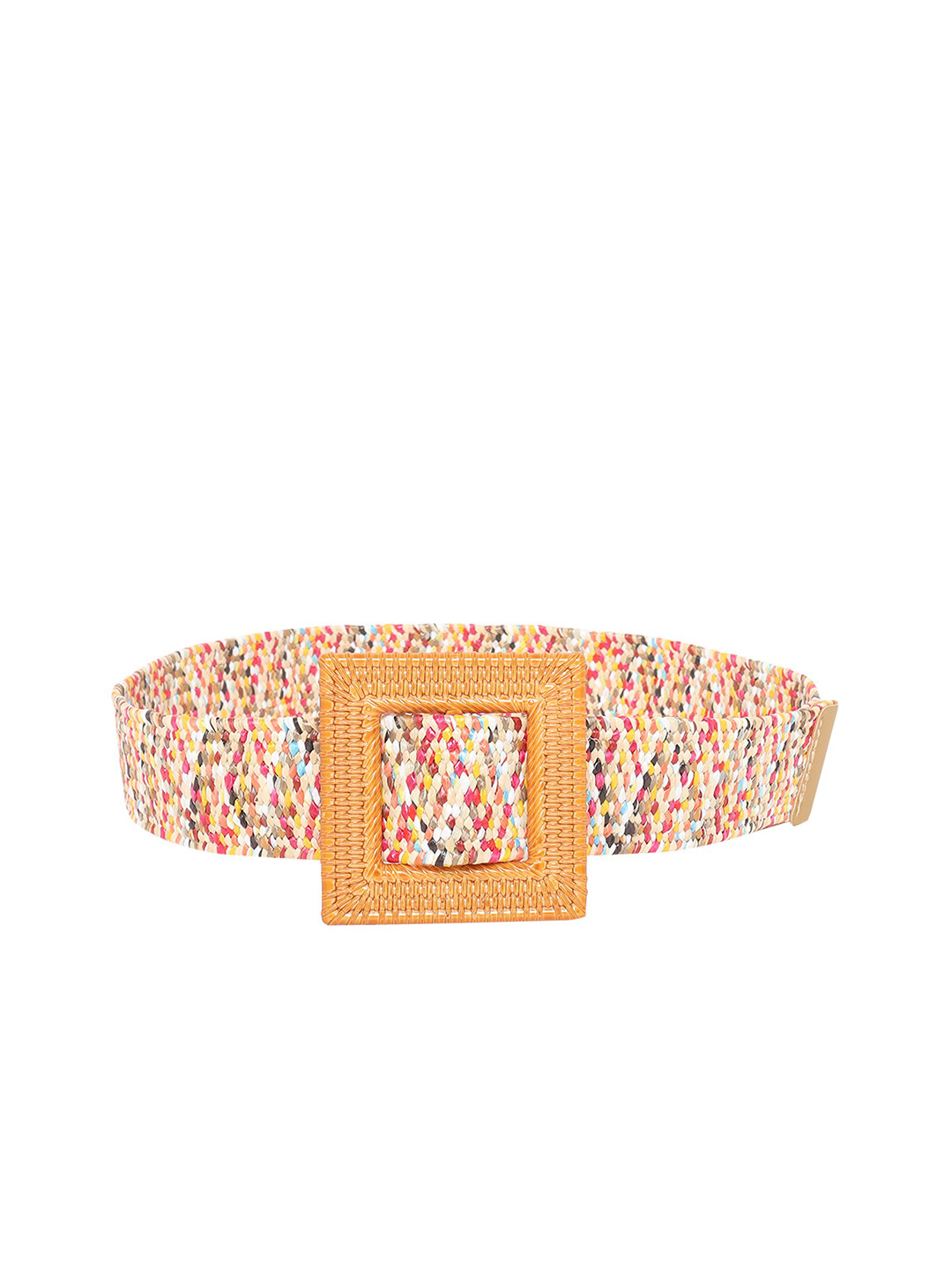 

Zacharias Women Braided Belt, Orange