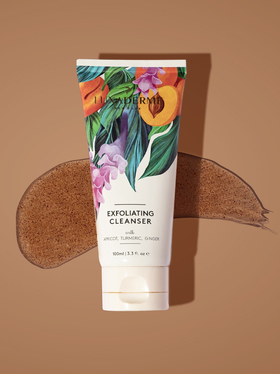 

LuxaDerme Exfoliating Cleanser With Apricot Turmeric 100ml, White