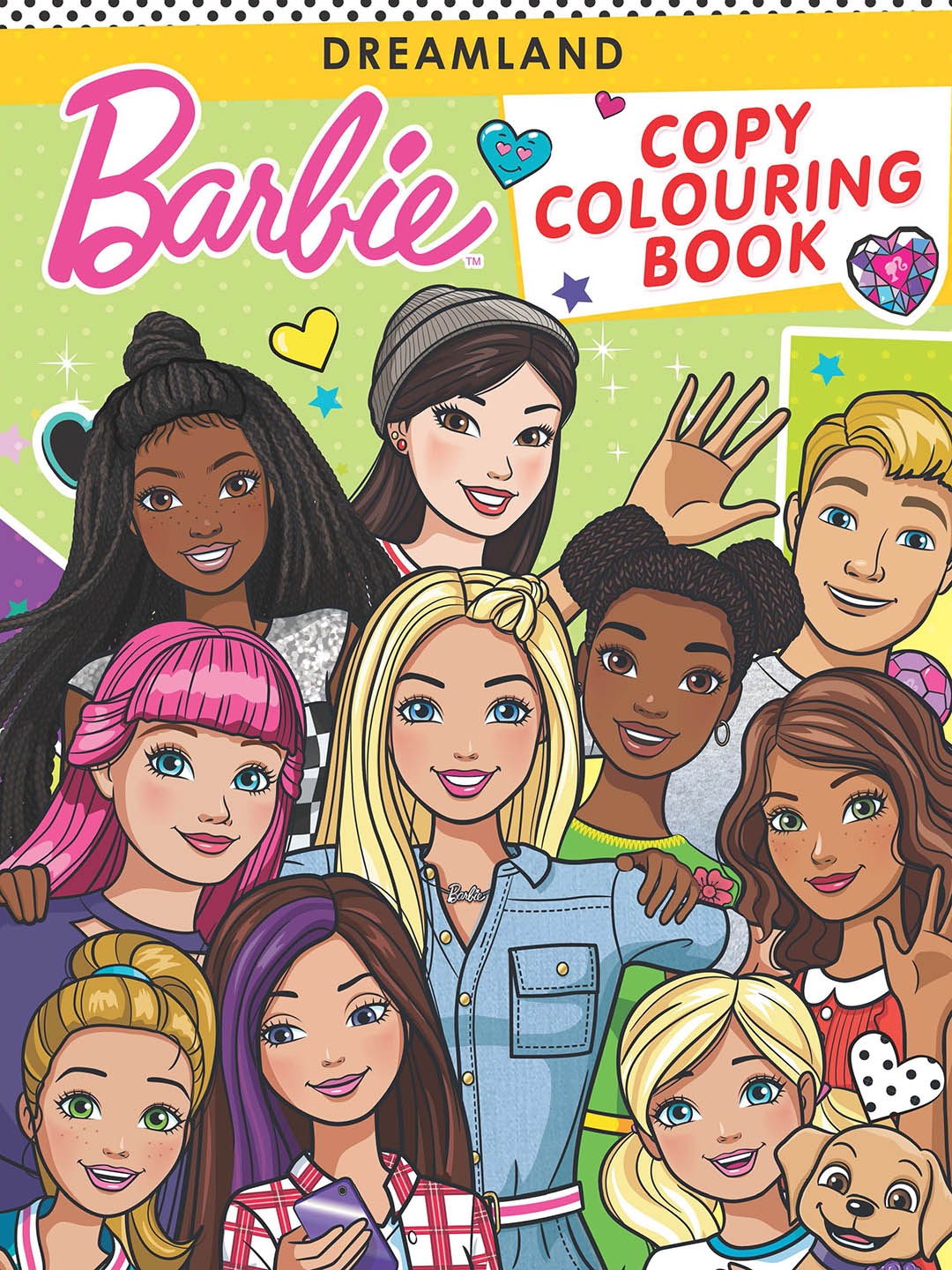 

Dreamland Kids Barbie Copy Colouring Book, Green