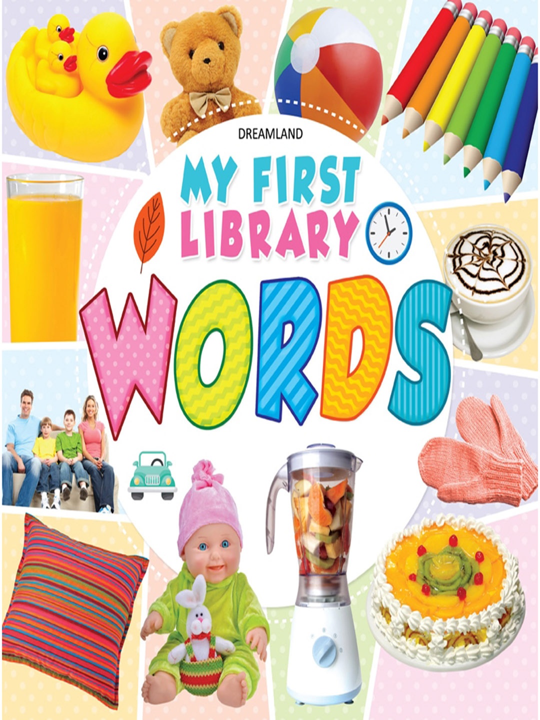 

Dreamland Kids My First Library Words Early Learning Book, White