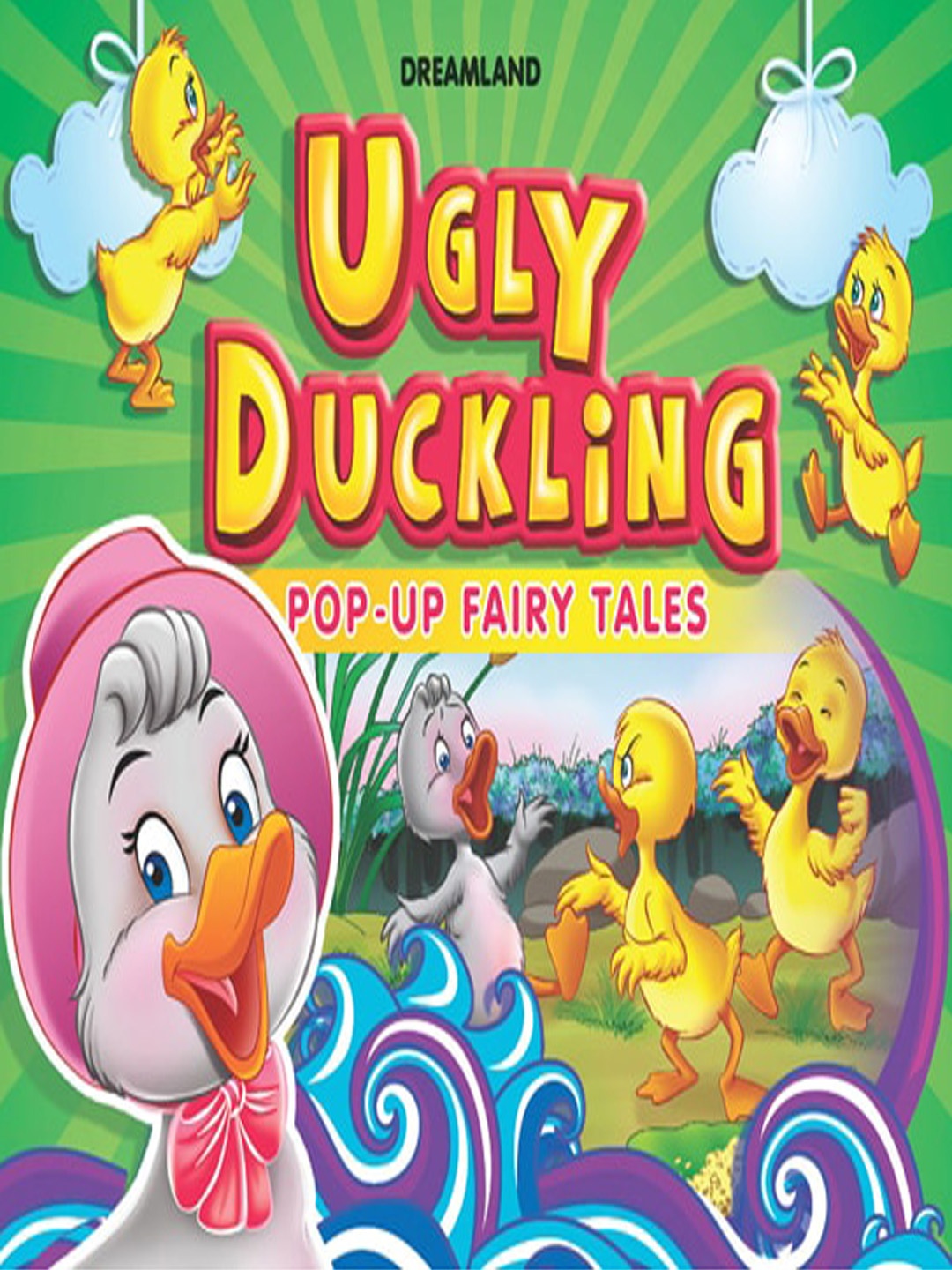 

Dreamland Kids Pop-Up Fairy Tales - Ugly Duckling Story Book, Green