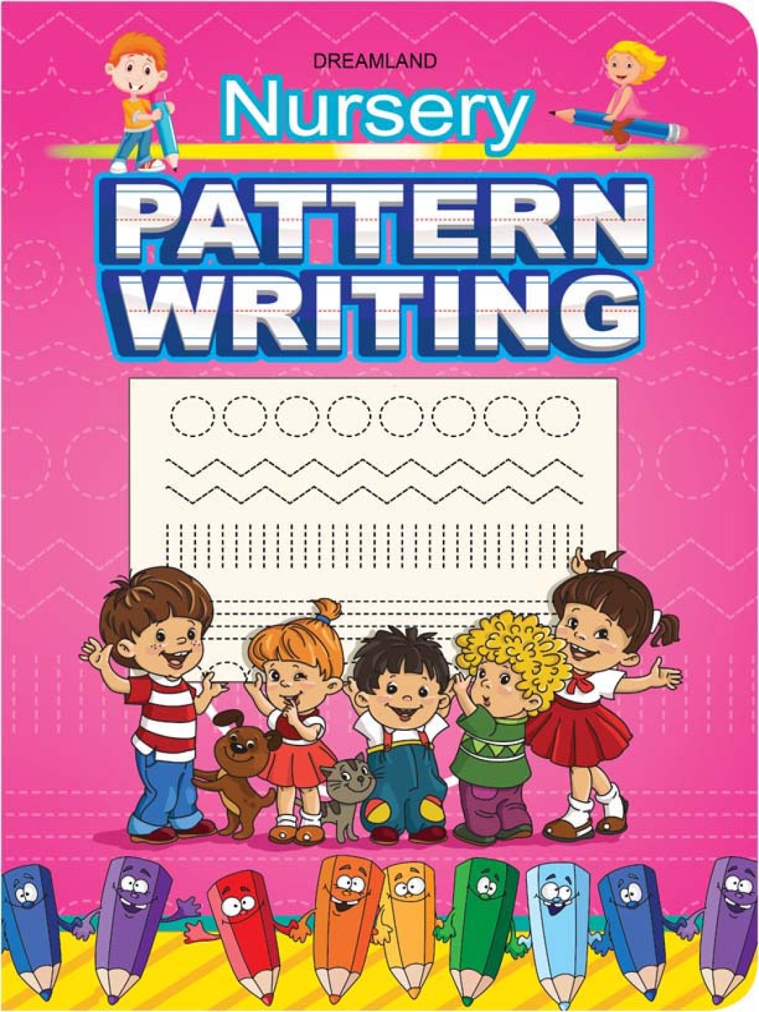 

Dreamland Kids Nursery Pattern Writing Early Learning Book, White