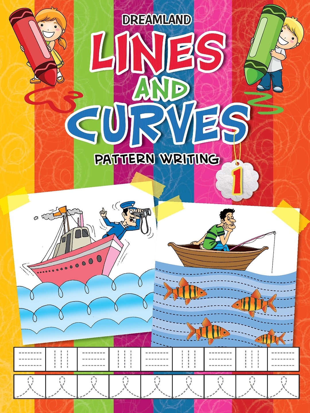 

Dreamland Kids Lines & Curves Early Learning Book, Pink