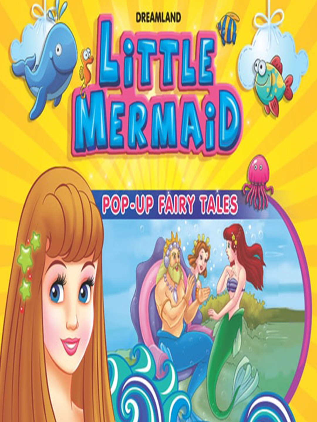 

Dreamland Little Mermaid Pop-Up Fairy Tales Story Book, Yellow