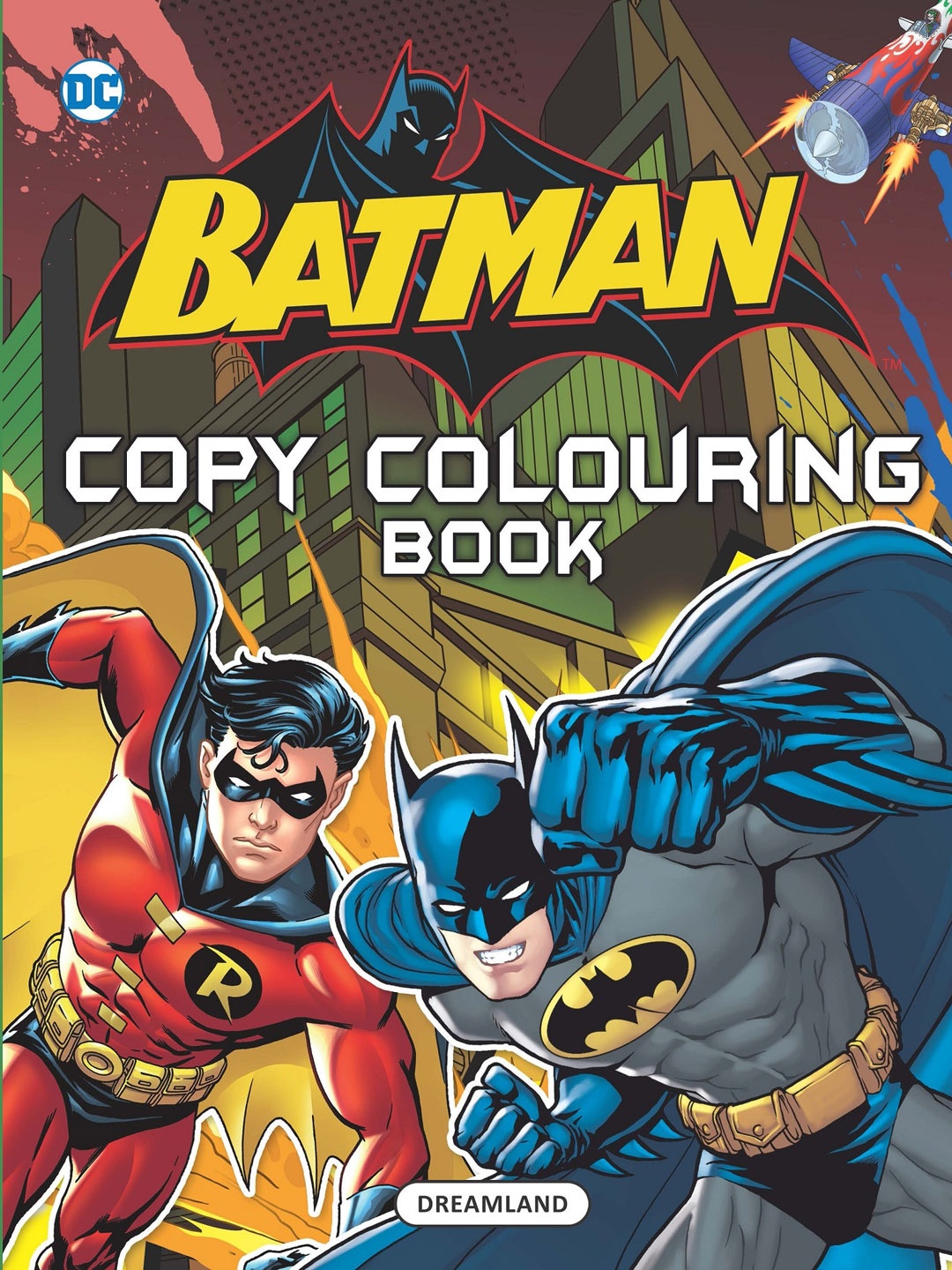 

Dreamland Kids Batman Copy Colouring Book, Coffee brown
