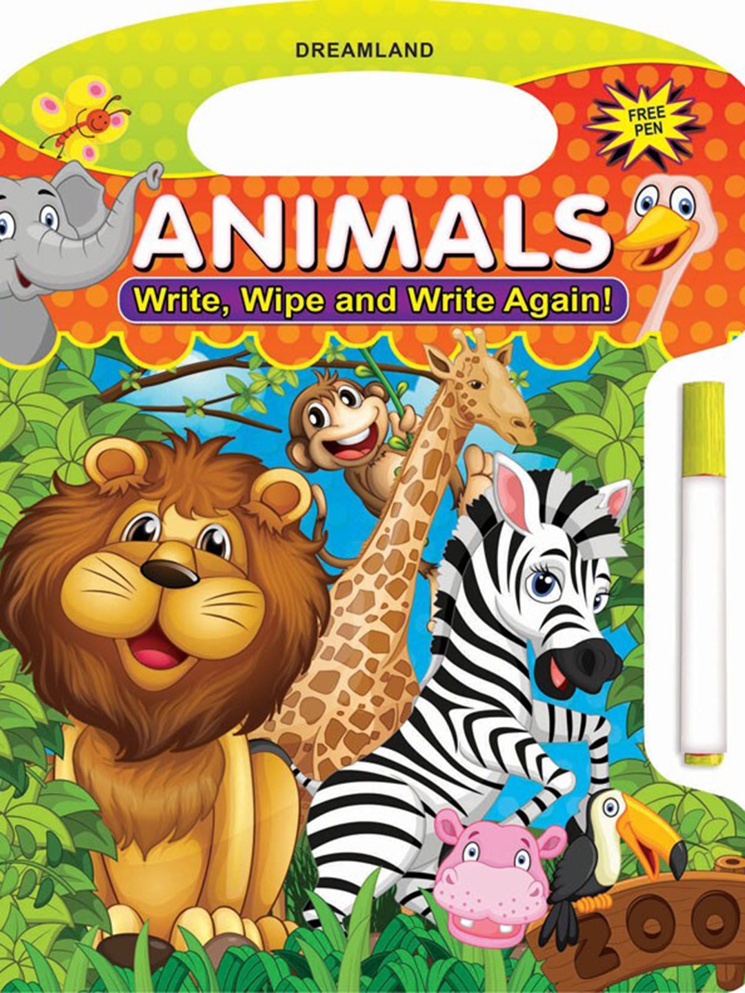 

Dreamland Kids Write & Wipe Book, Orange