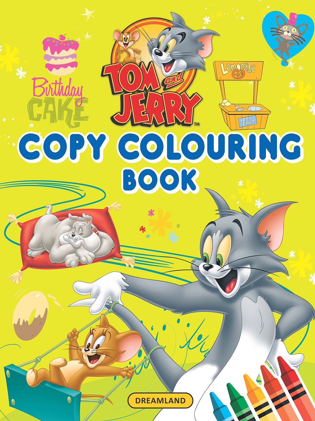 

Dreamland Kids Tom & Jerry Copy Colouring Book, Yellow
