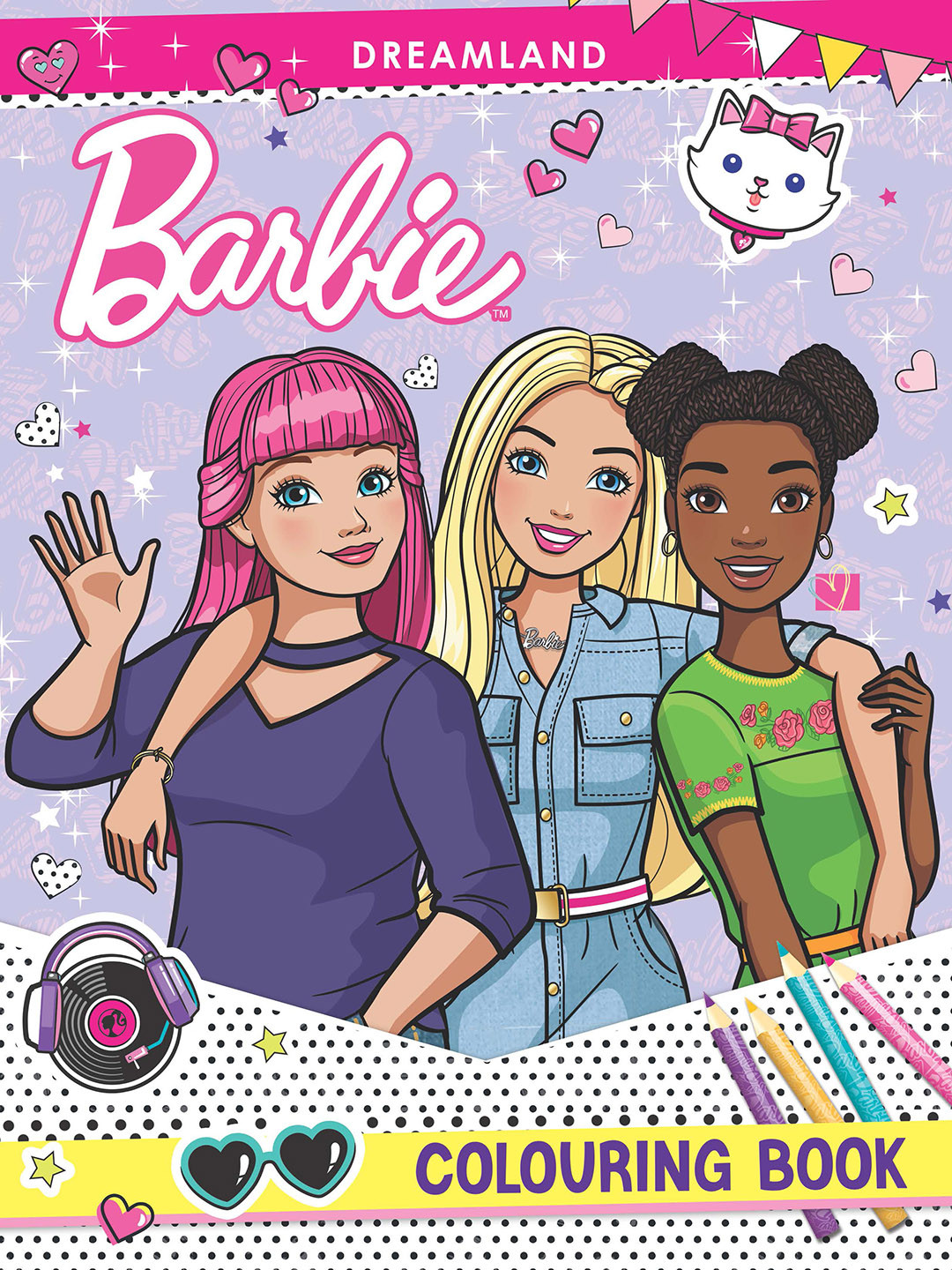 

Dreamland Kids Barbie Colouring Book, Pink