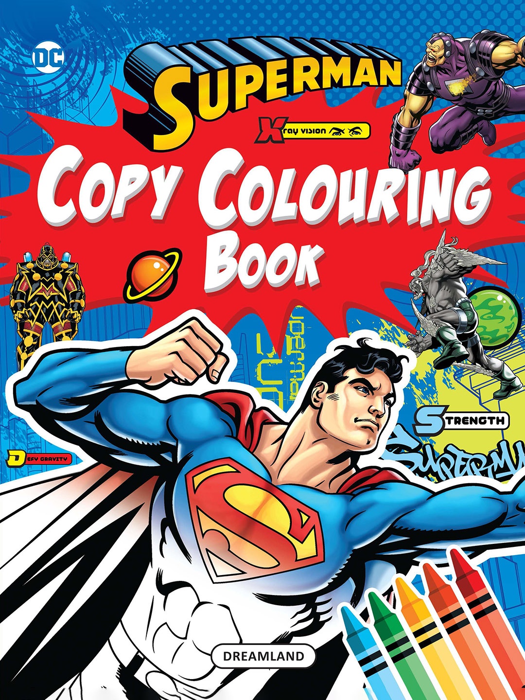 

Dreamland Kids Superman Copy Colouring Book, Blue