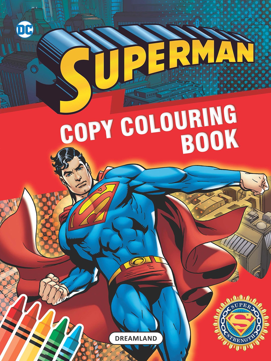 

Dreamland Kids Superman Copy Colouring Book, Red