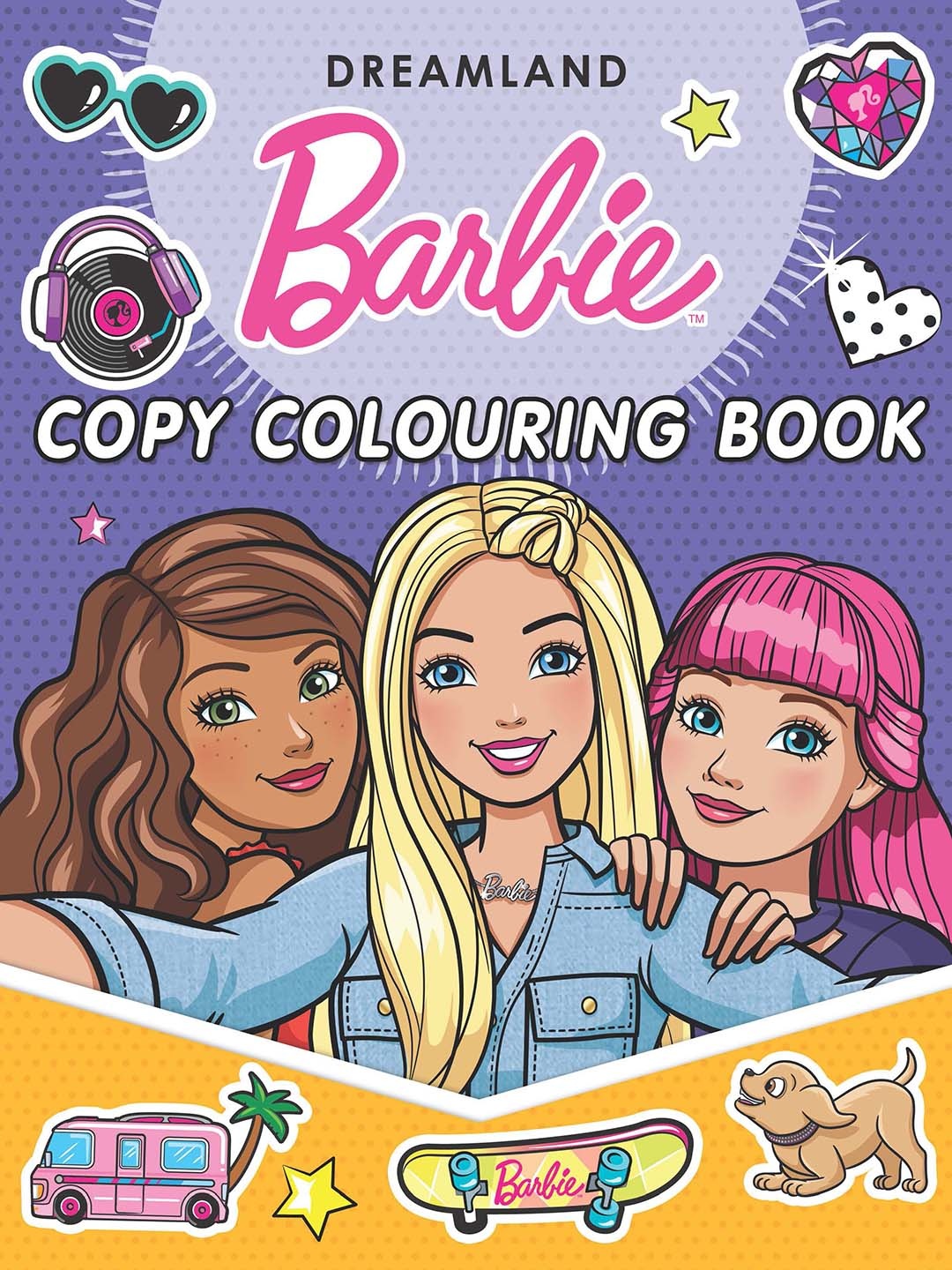 

Dreamland Kids Barbie Copy Colouring Book, Purple