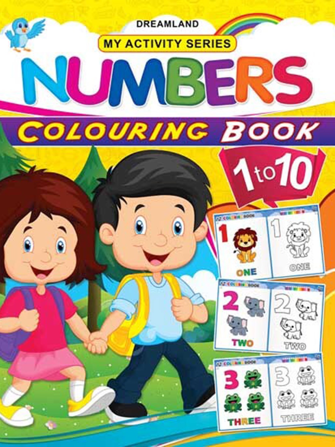 

Dreamland Kids Numbers Colouring Book, Yellow