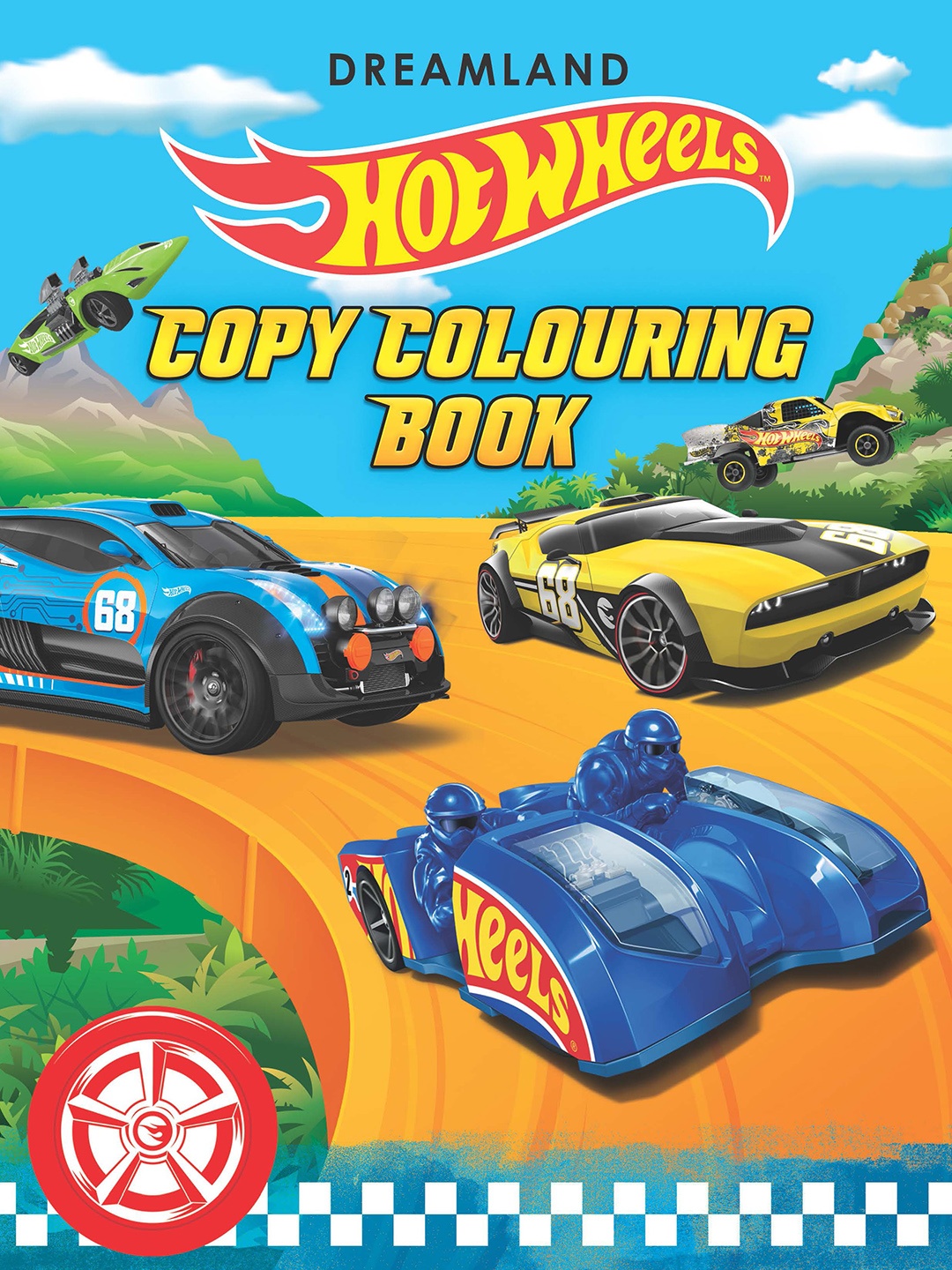 

Dreamland Kids Hot Wheels Copy Colouring Book, Blue