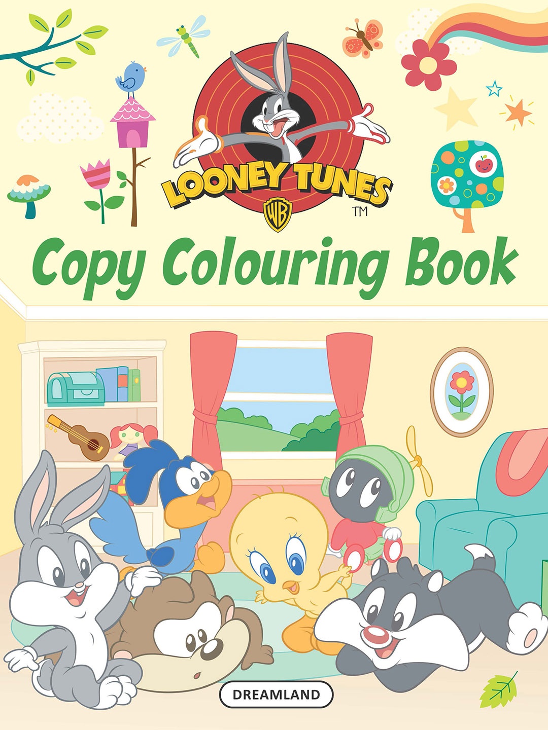 

Dreamland Kids Looney Tunes Copy Colouring Book, Beige