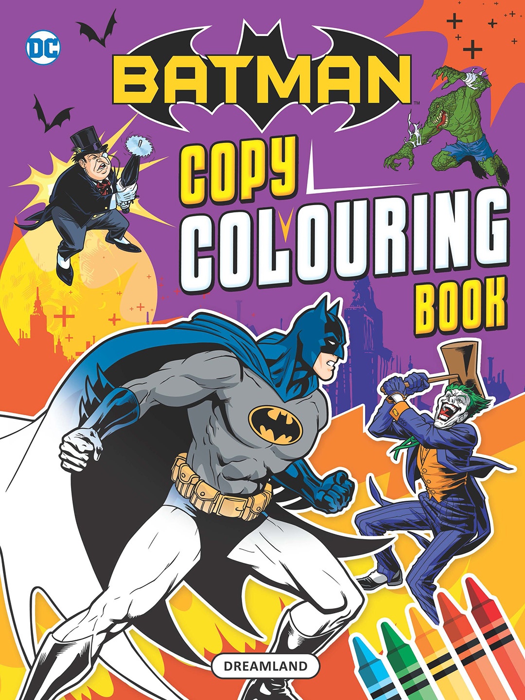 

Dreamland Kids Batman Copy Colouring Book, Purple