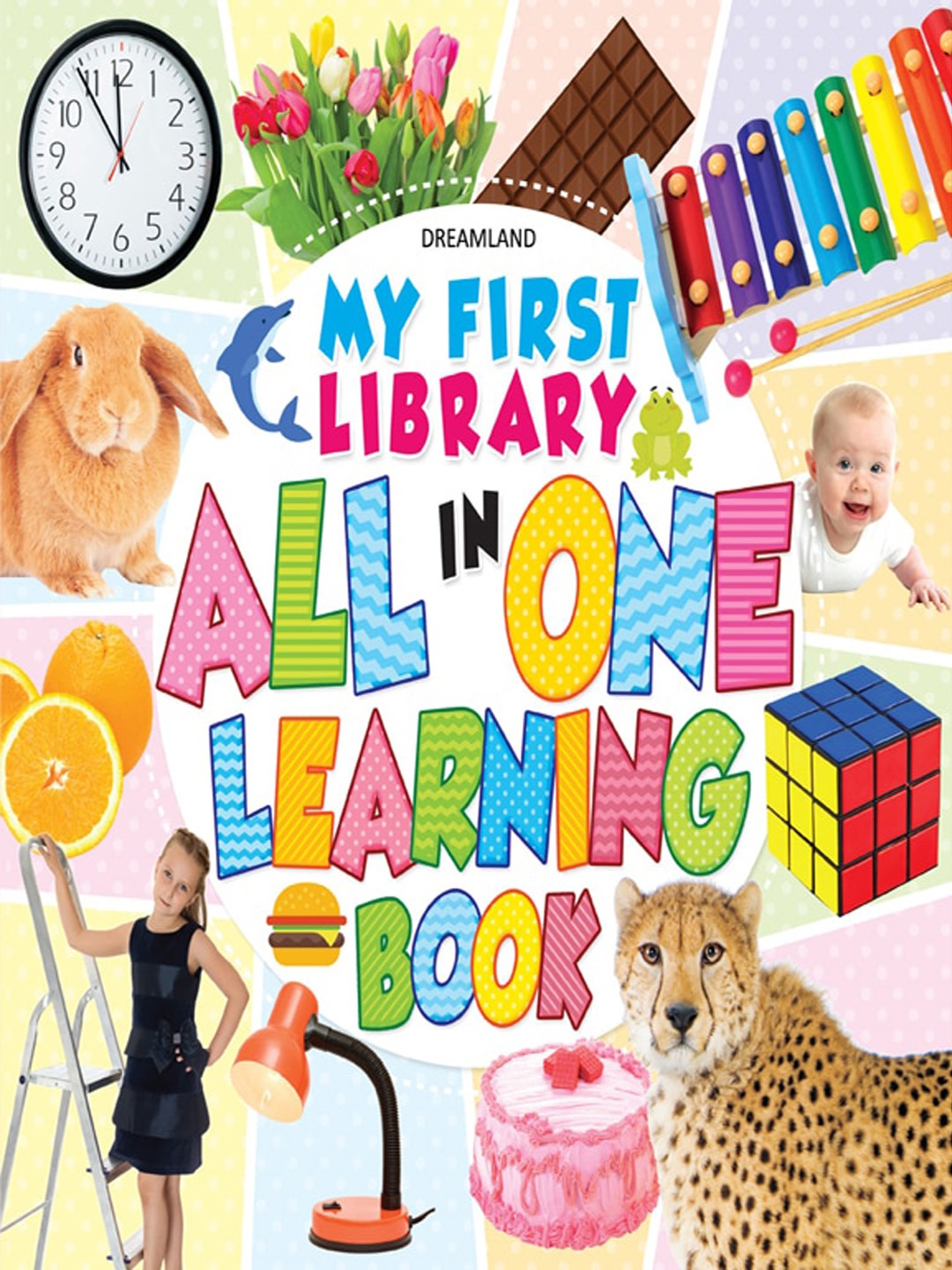 

Dreamland My First Library in All in One Learning Book : Early Learning Book for kid, Blue