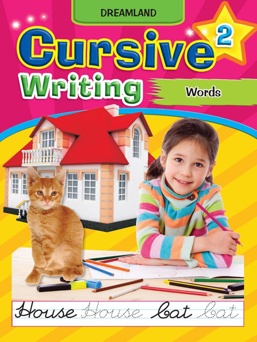 

Dreamland Kids Cursive Writing Book, Pink