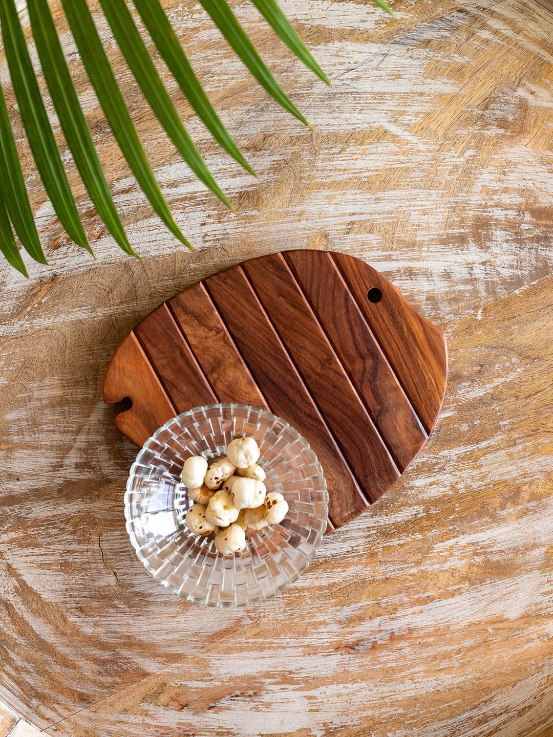 

ExclusiveLane Brown Fish Design Handcrafted Sheesham Wooden Extendable Trivet Tray