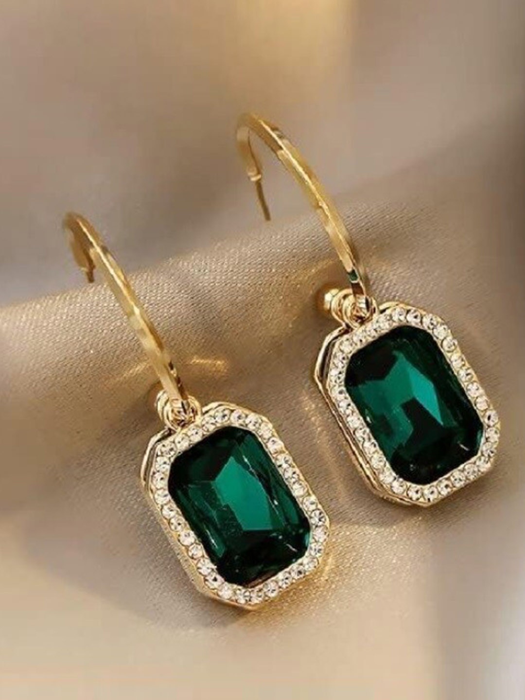 

VIEN Gold-Plated Stainless Steel Geometric Drop Earrings