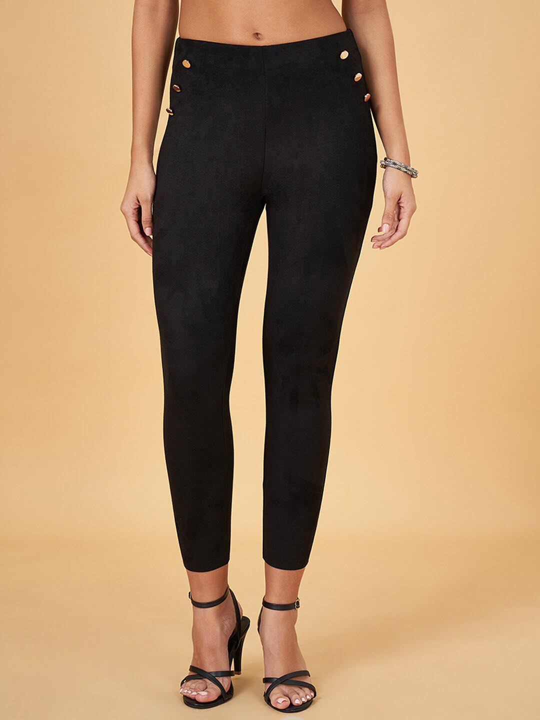 

Annabelle by Pantaloons Slim Fit Jeggings, Black