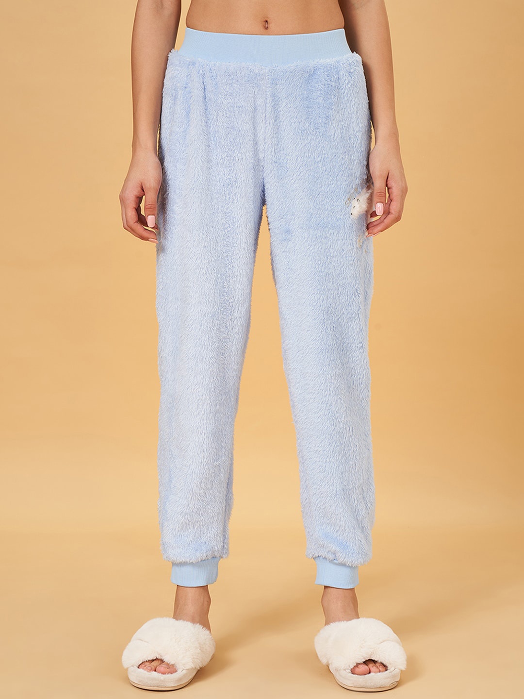 

Dreamz by Pantaloons Women Mid Rise Lounge Joggers, Blue