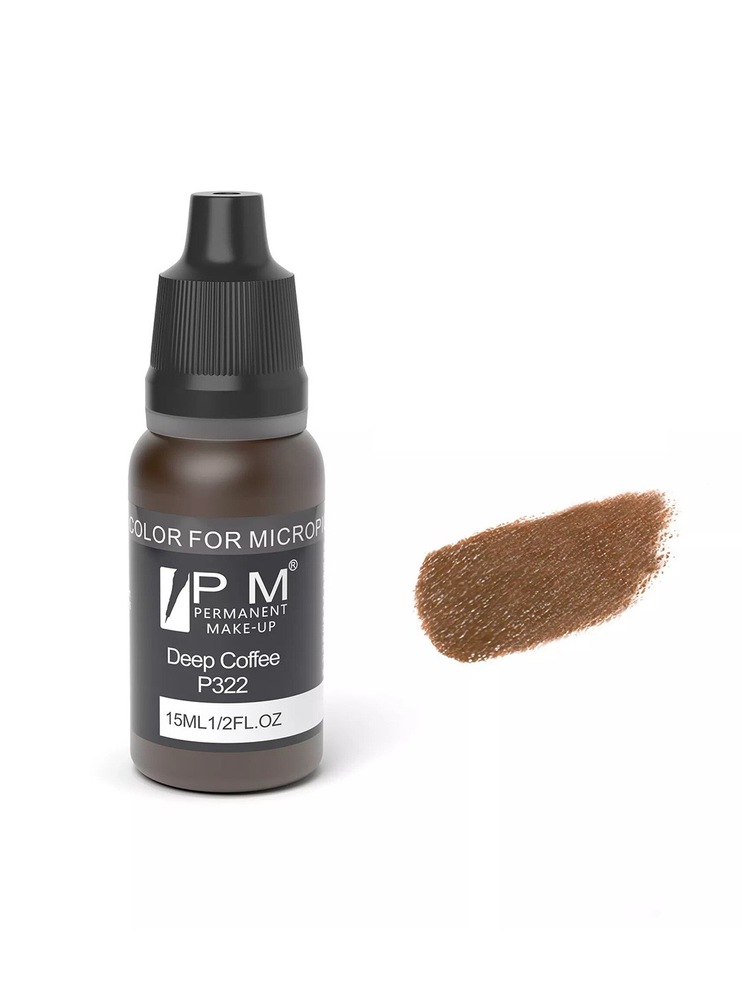 

GOOCHIE Permanent Makeup Eyebrow Micro Pigment Color - 15ml - Deep Coffee, Brown