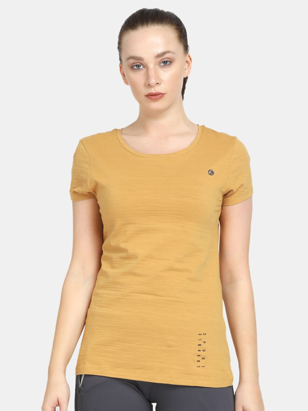 

Lovable Sport Round Neck T-shirt, Brown