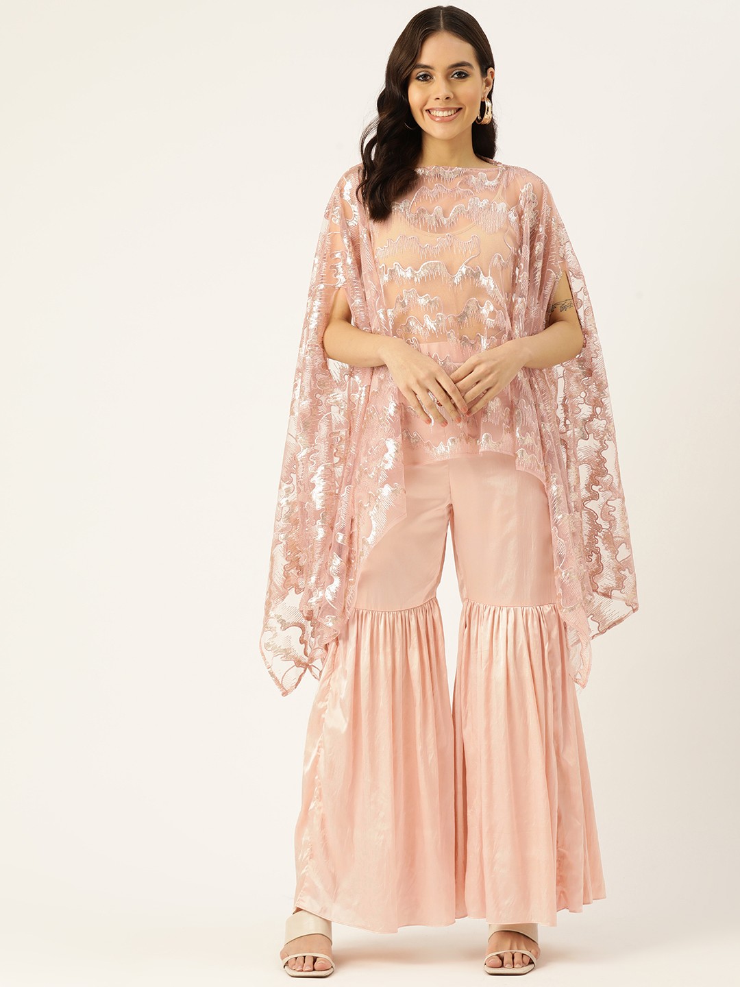 

Simaaya Embellished Ethnic Co-Ords, Pink