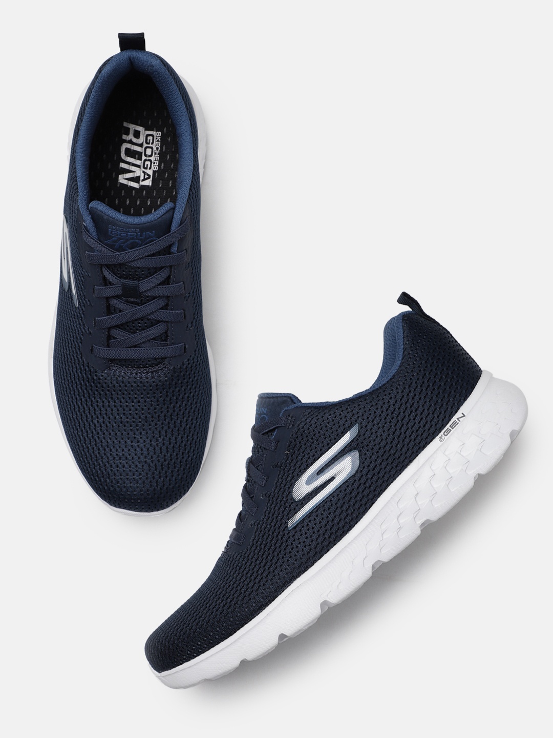

Skechers Men Go Run 400 Running Shoes, Navy blue