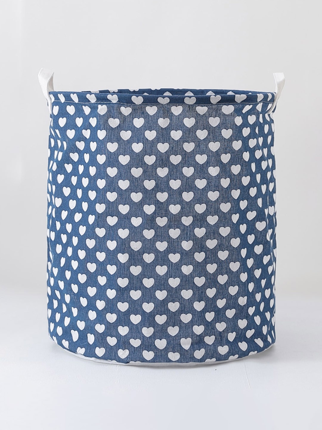 

Kuber Industries Blue & White Printed Foldable Laundry Bags