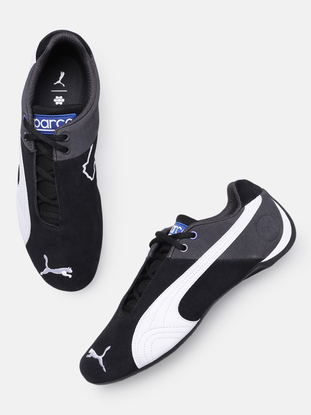 

PUMA Motorsport Unisex Future Cat OG Sparco Leather Sneakers, Black