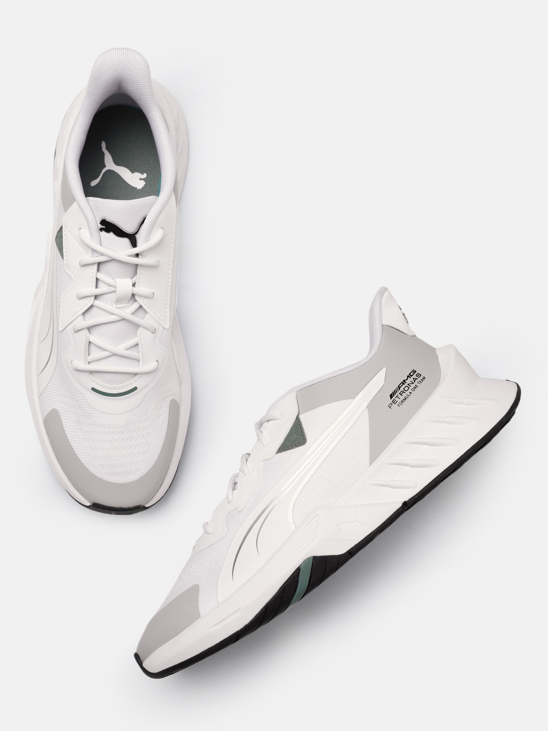 

PUMA Motorsport Unisex Mercedes-AMG PETRONAS Maco SL 2.0 Driving Shoes, White