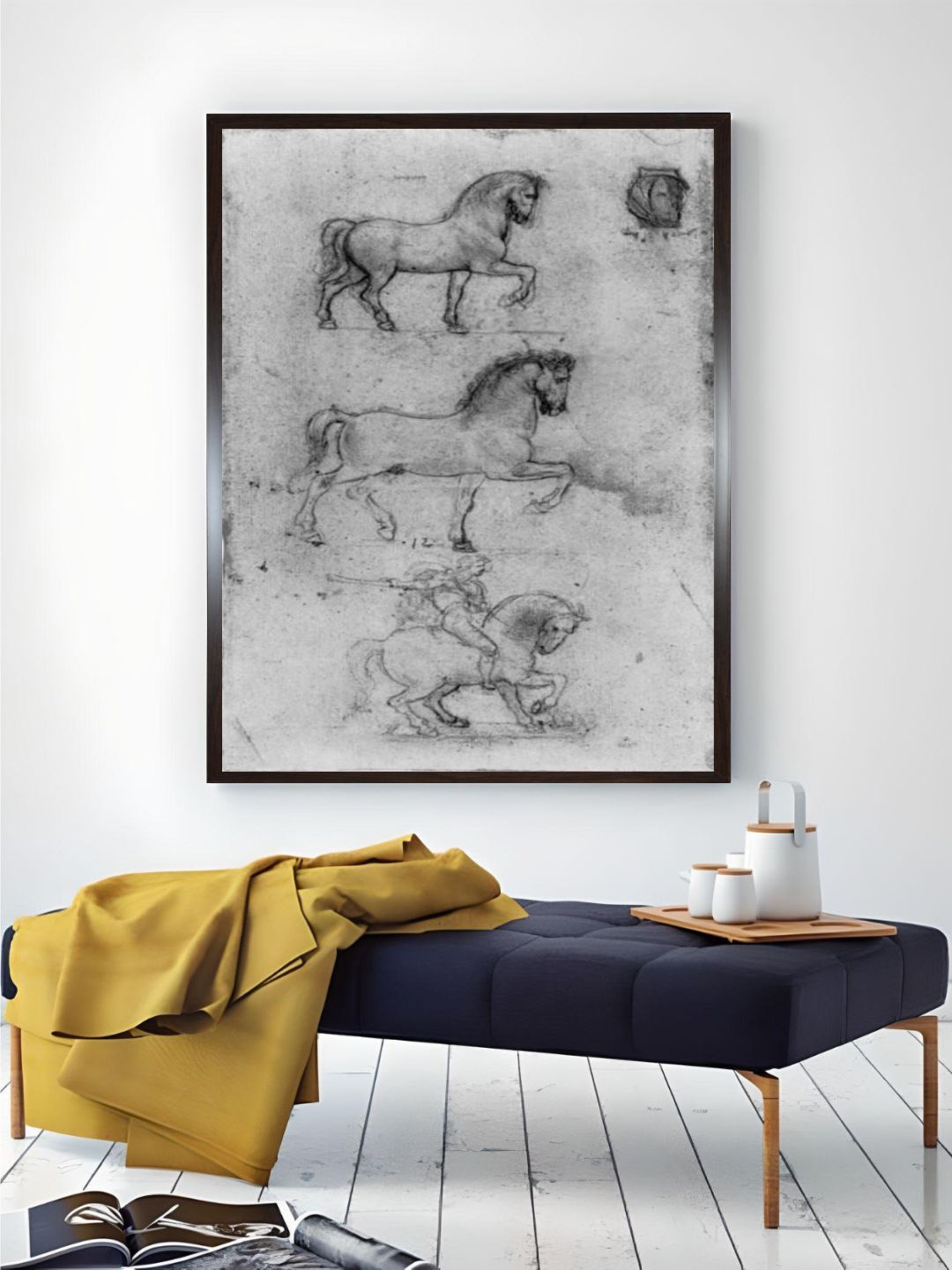 

The Art House Grey Birds & Animals Canvas Painting Wall Art