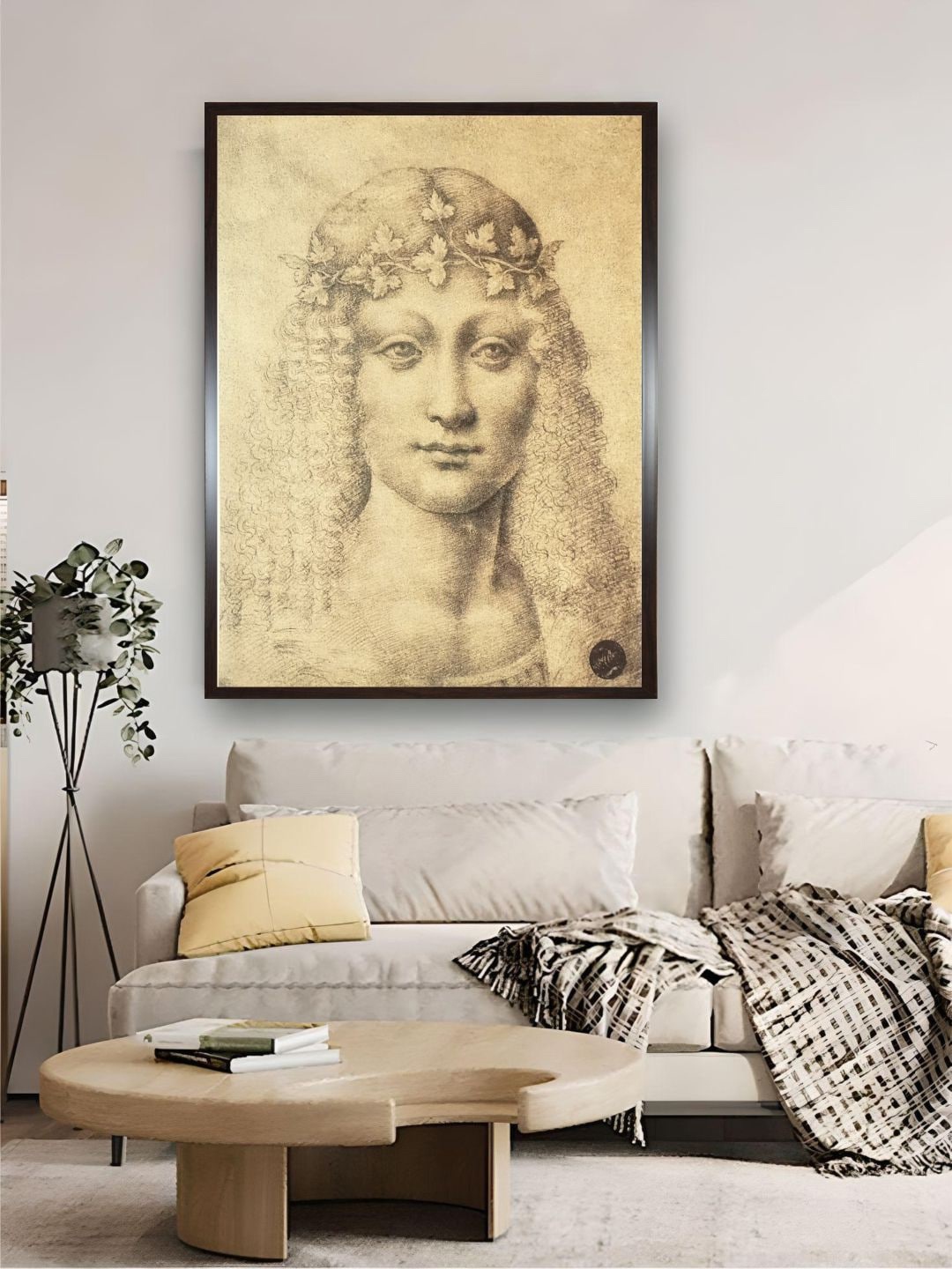 

The Art House Beige Canvas Painting Wall Art