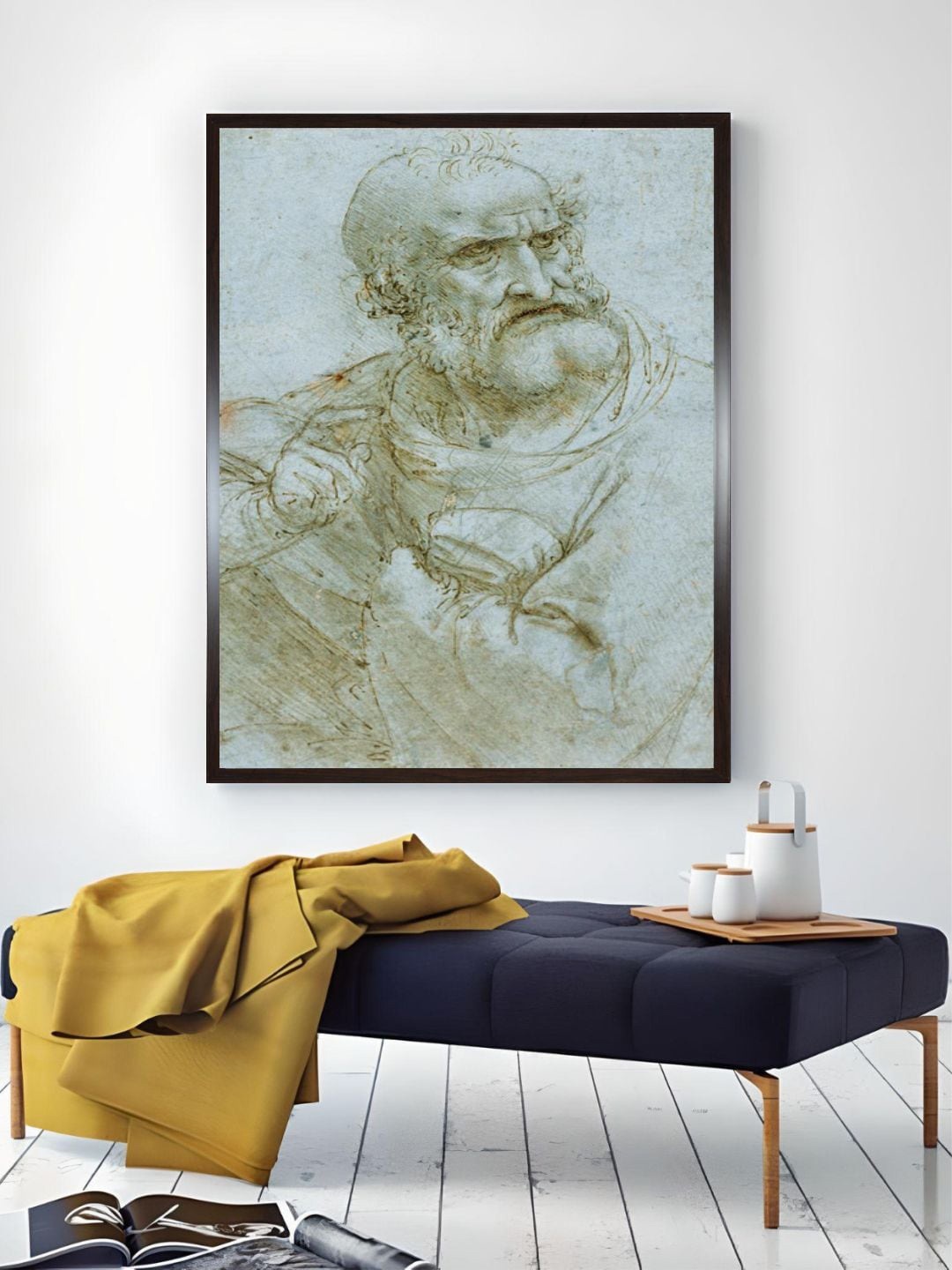 

The Art House Brown Half-Length Figure of an Apostle by Leonardo Da Vinci Wall Art