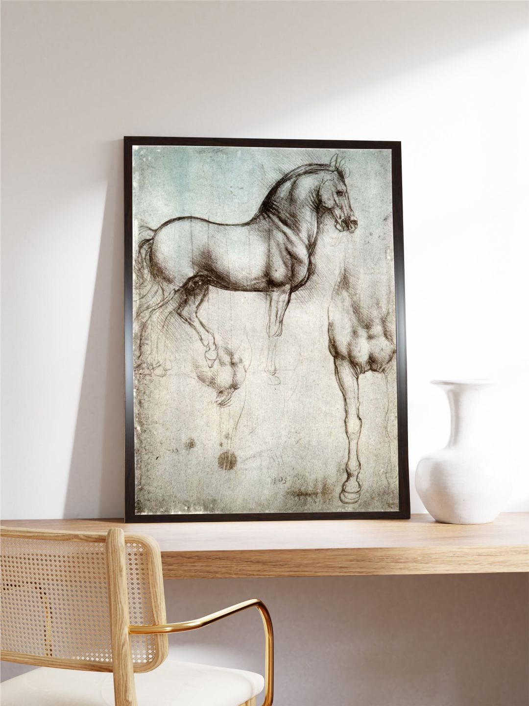 

The Art House Grey & Beige Studies of Horses Painting Wall Art
