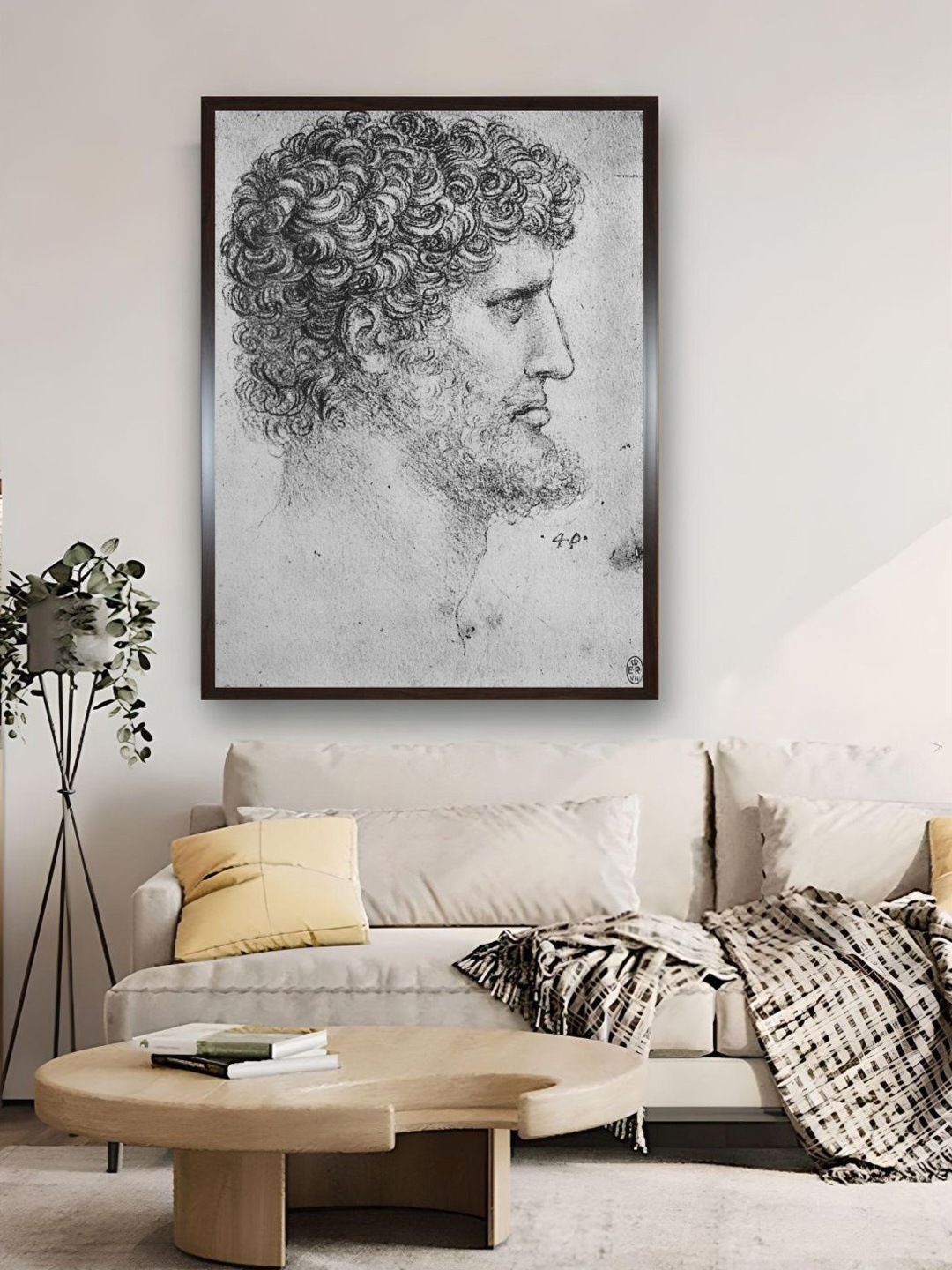 

The Art House Black & White Canvas Painting Wall Art