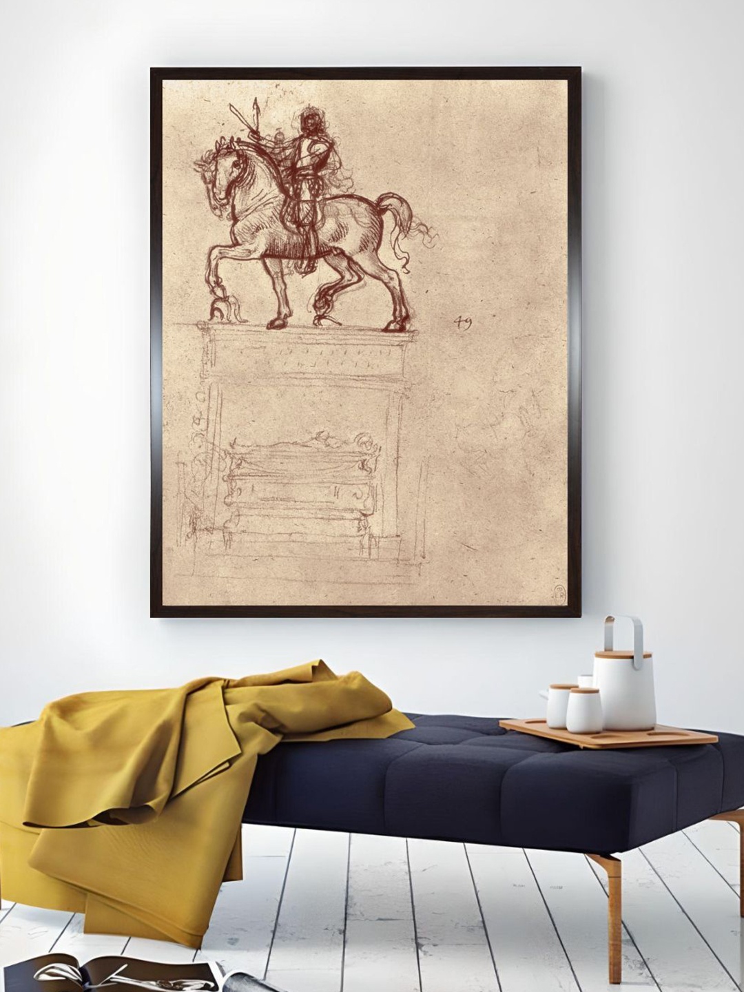 

The Art House Trivulzio Monument Painting Wall Art, Brown