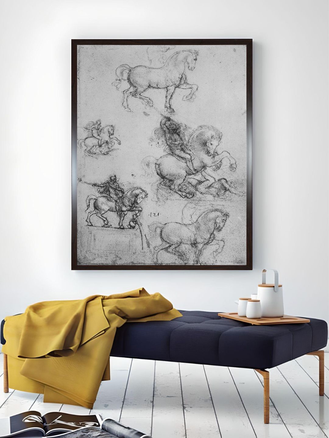 

The Art House Grey Studies For The Trivulzio Monument Painting Wall Art