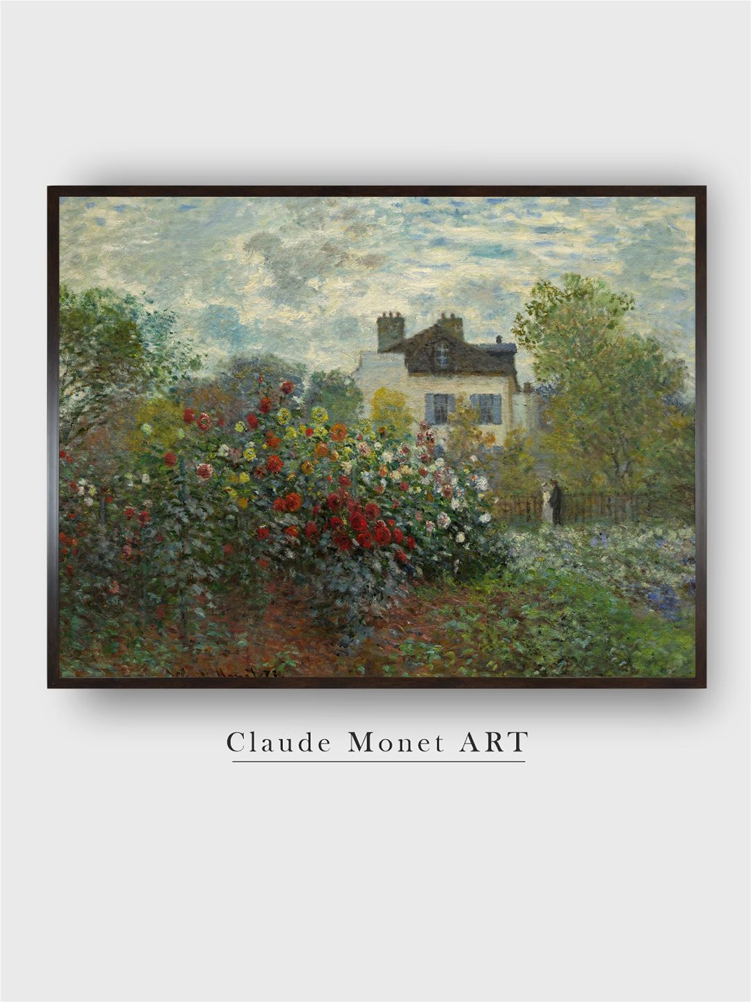

The Art House Argenteuil Green & Blue Floral and Botanical Paintings Wall Art
