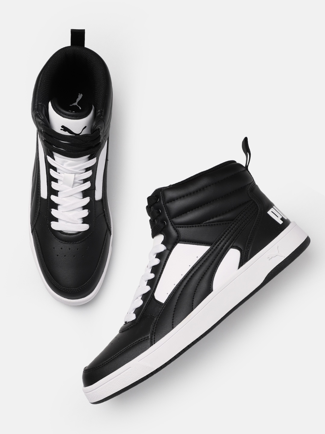 

Puma Men Vegas Mid-Top Sneakers, Black