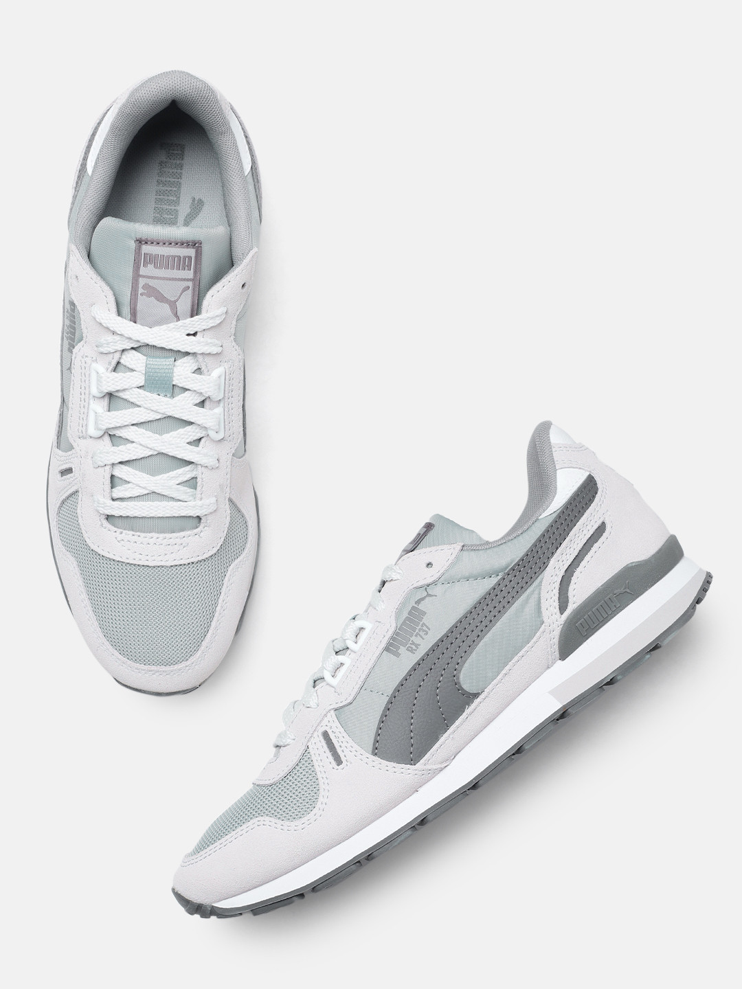 

Puma Unisex RX 737 Vintage Sneakers, Grey