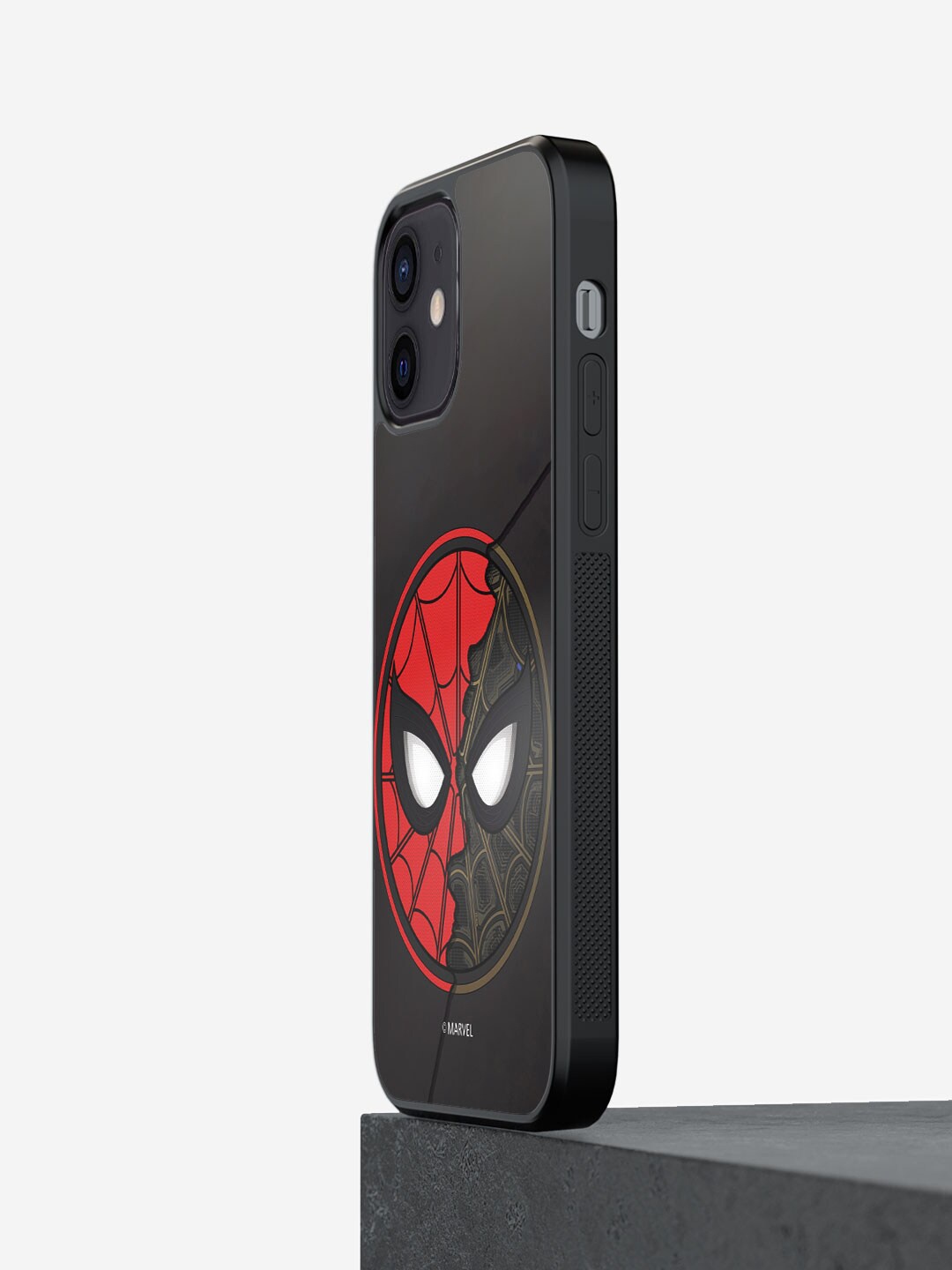 

macmerise Spider-Man Printed iPhone 12 Mini Bumper Case Cover, Red