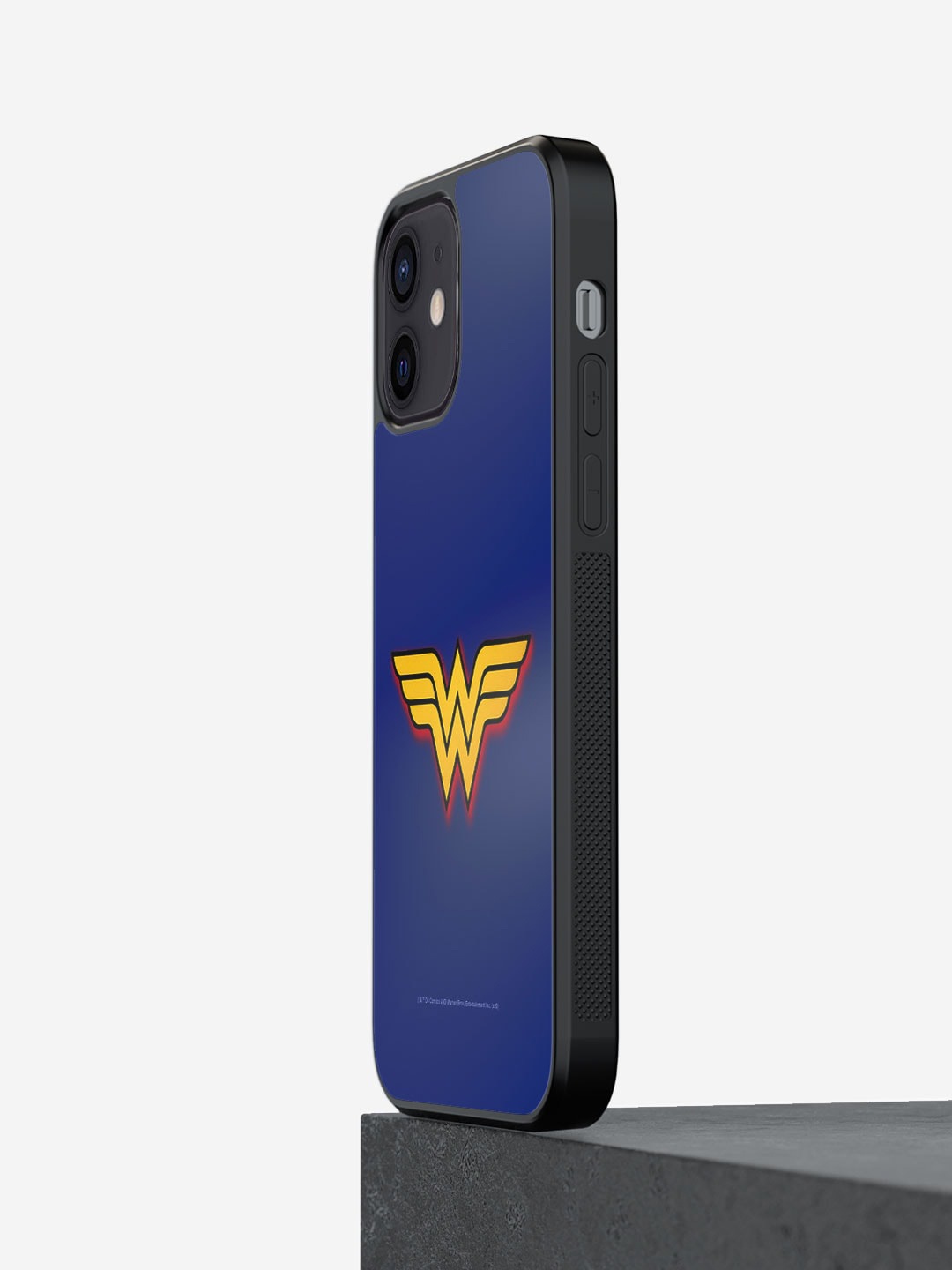 

macmerise Logo Wonder Woman Printed iPhone 12 Mini Bumper Case Cover, Blue