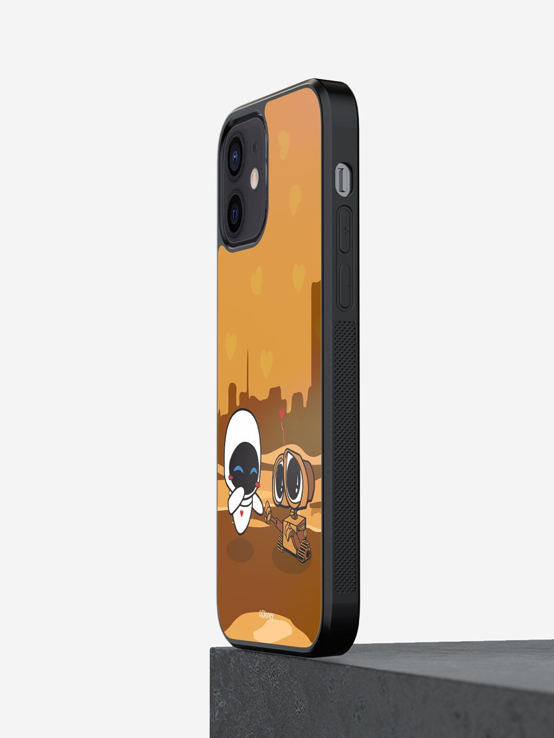 

macmerise Wondrous Wall E Printed iPhone 12 Mini Bumper Case Cover, Brown