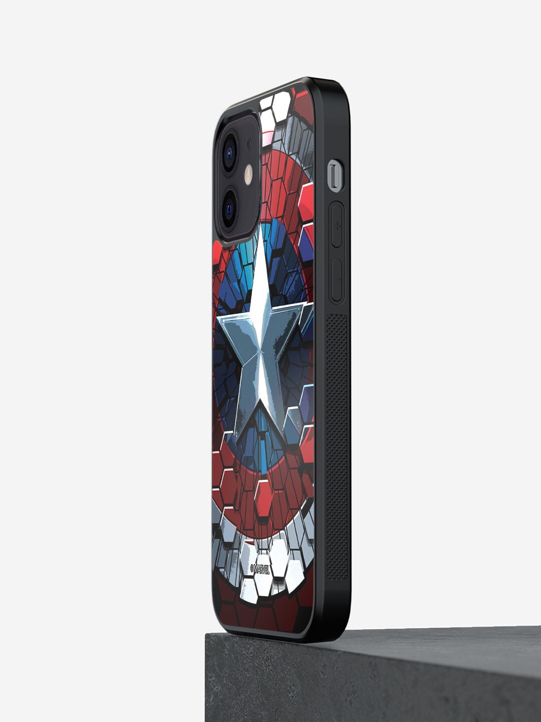 

macmerise Printed iPhone 12 Mini Bumper Case Cover, Red
