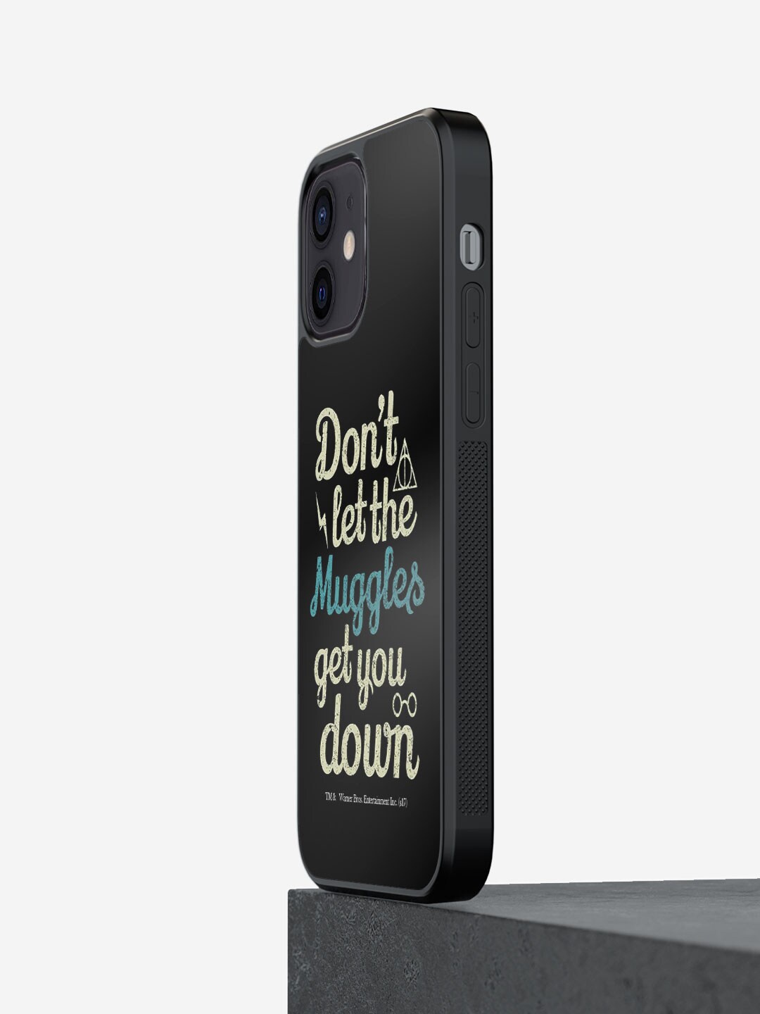 

macmerise Muggle Theory iPhone 12 Mini Bumper Case Cover, Black